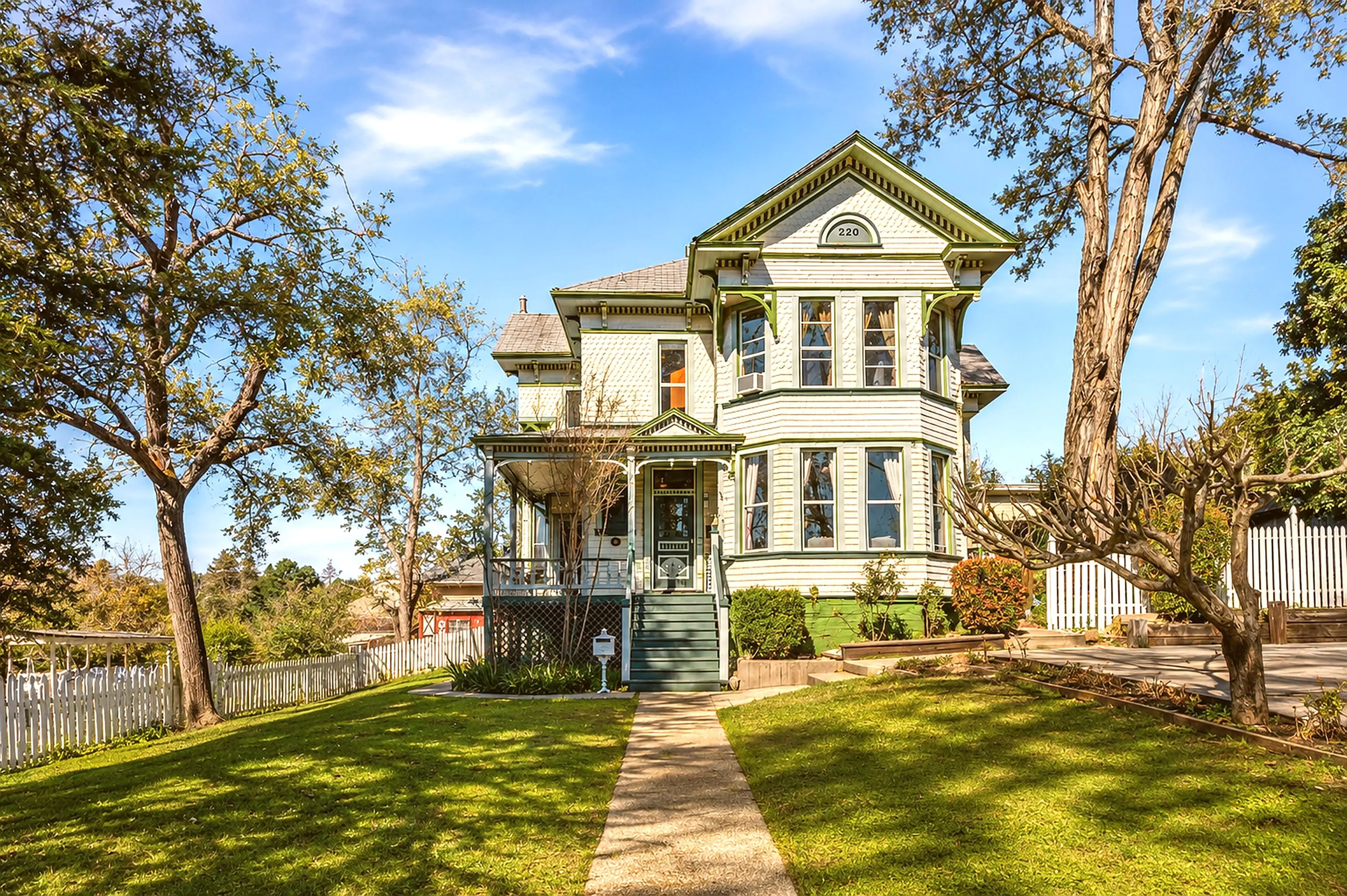 The 1894 Queen Anne Victorian at 220 Colfax Avenue, Grass Valley