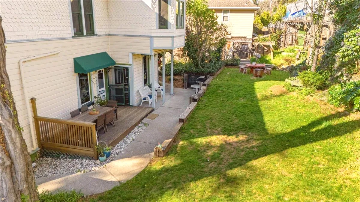 The garden at 220 Colfax